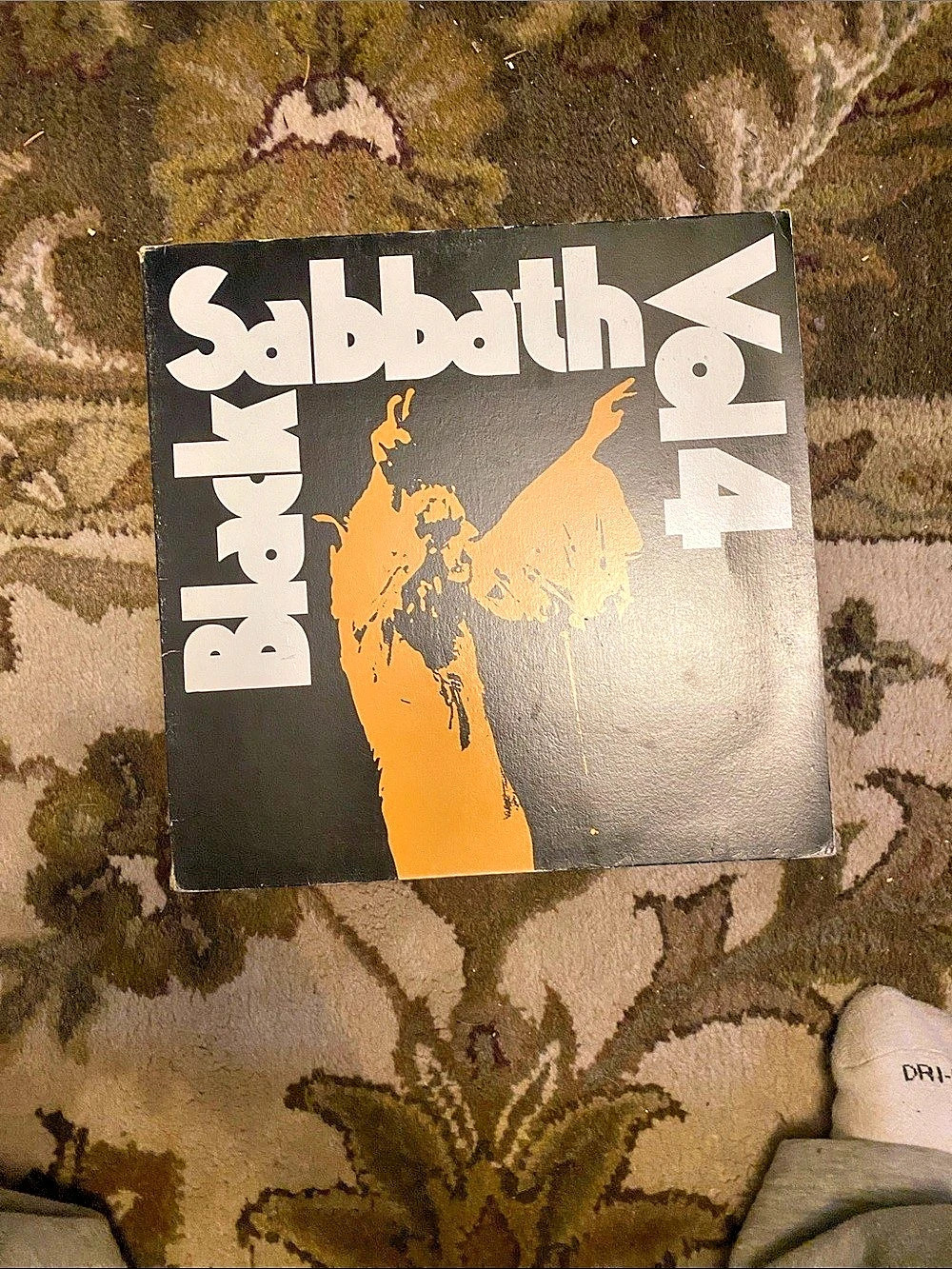 Black Sabbath Vol. 4 Vinyl Record Black & Orange